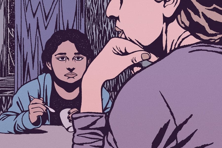 Les lèvres gercées